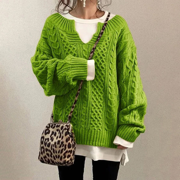Maddie™ | Trendy Oversize Striktrøje